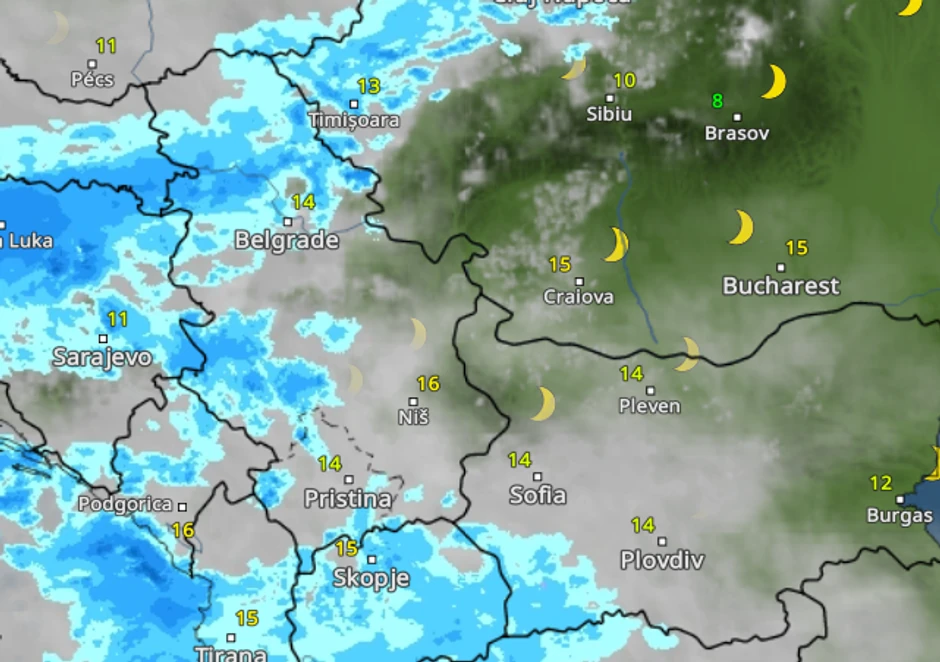Kako se promena vremena kreće u Srbiji 15. maja u 23. sata
