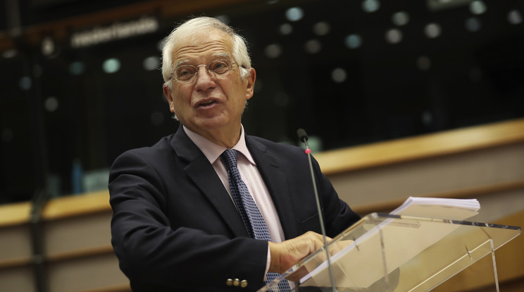 Josep Borrell, az unió külügyi és biztonságpolitikai főképviselője /.MTI/AP pool/Francisco Seco
