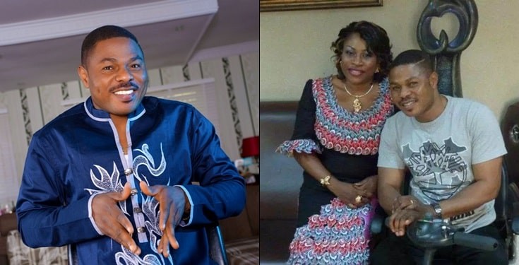 Yinka Ayefele has debunked the news going around that he has welcomed a set of triplets with wife, Temitope [Lailas] 