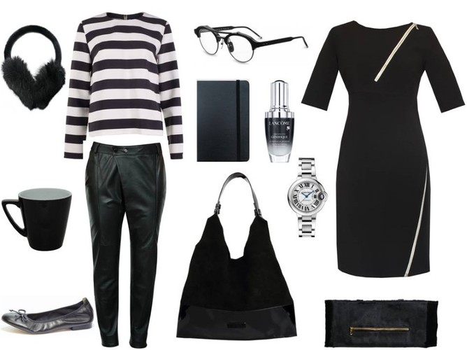 W czerni od stóp do głów - STYLIZACJE na jesień 2014