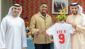 Samuel Eto'o, ambassadeur du Qatar à la coupe du monde.