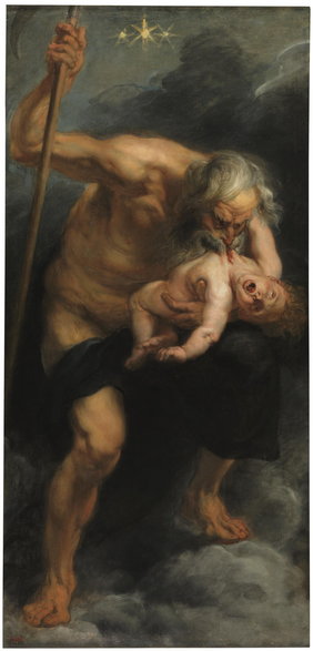 Saturn pożerający swego syna, Peter Paul Rubens, 1636; Często ten obraz jest okładką "Thyestes"