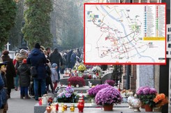 Wszystkich Świętych 2023. Warszawa: Jak dojechać na cmentarze? Zmiany w organizacji ruchu