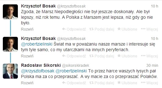 Dyskusja na Twitterze