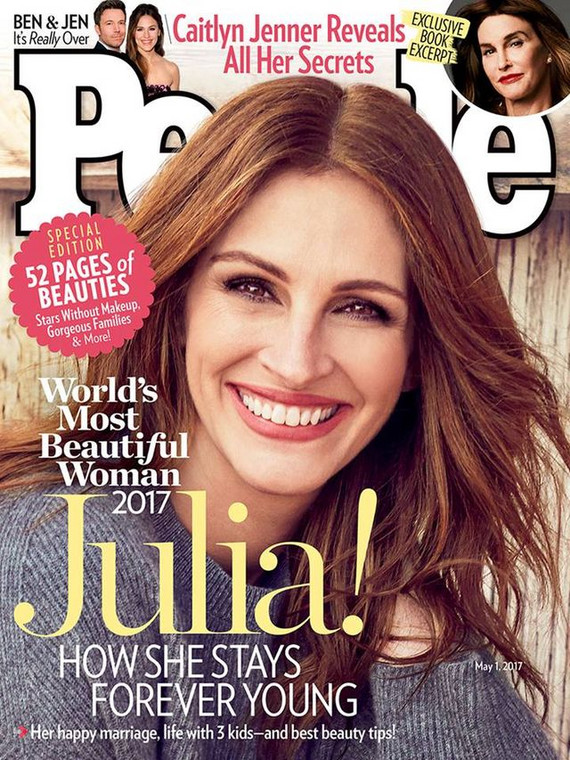 Julia Roberts na okładce magazynu "People"