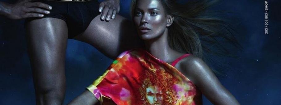 Kate Moss w kampanii Versace