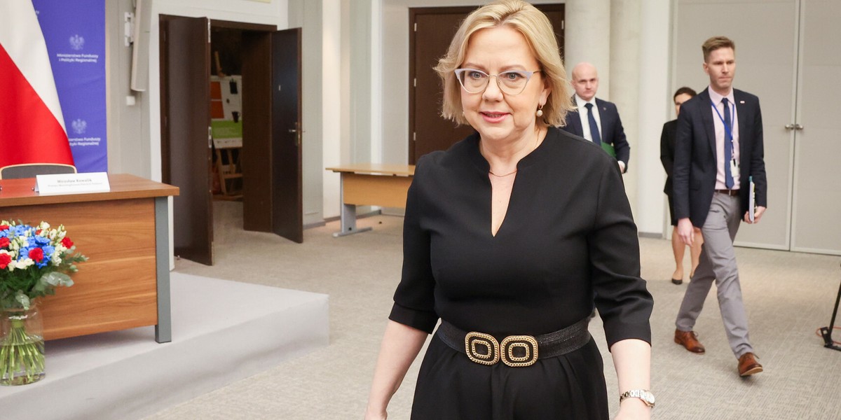 Minister klimatu i środowiska Anna Moskwa