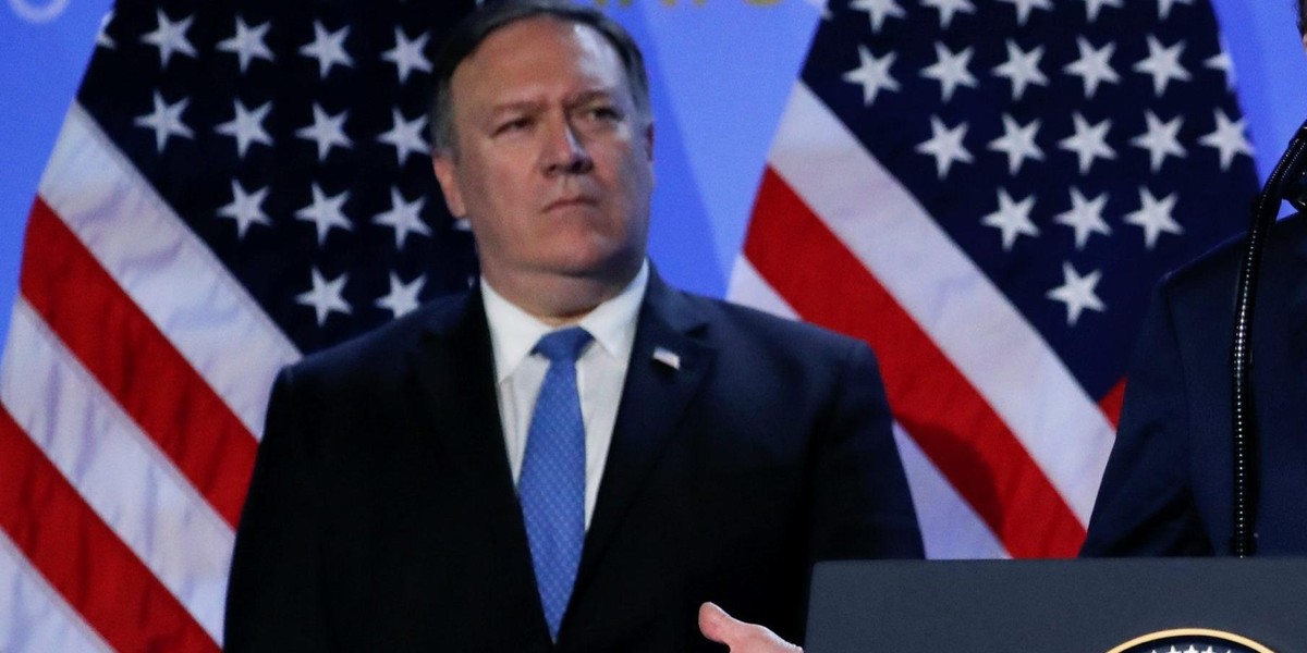 Sekretarz stanu USA Mike Pompeo