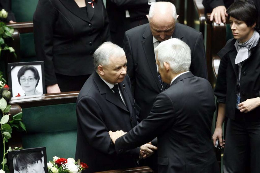 Sejm. Prezes PiS odbiera kondolencje