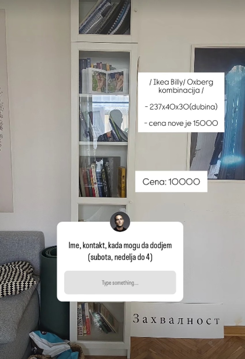 Slaven Došlo prodaje stvari iz stana