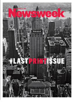 Ostatni papierowy Newsweek