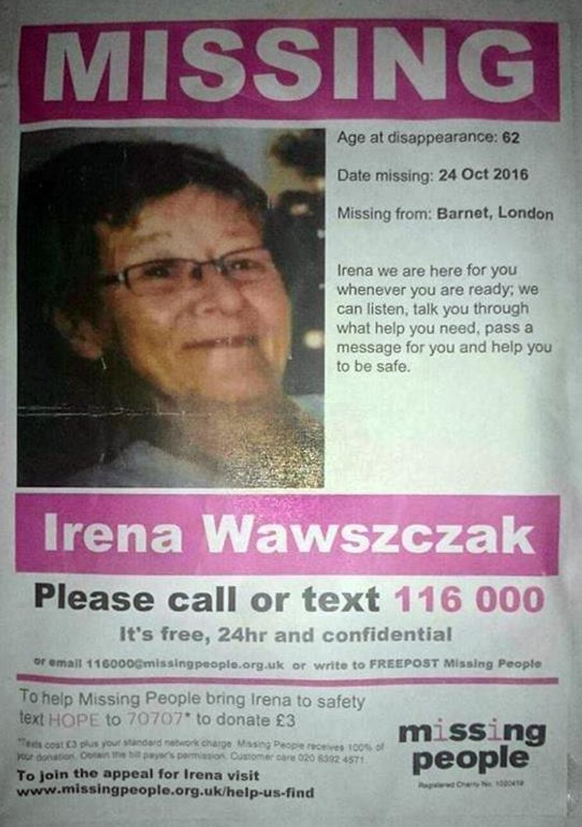 Irena Wawszczak zaginęła 24 października 