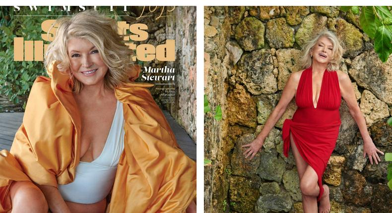 Martha Stewart on the cover of Sports Illustrated [Instagram/marthastewart]