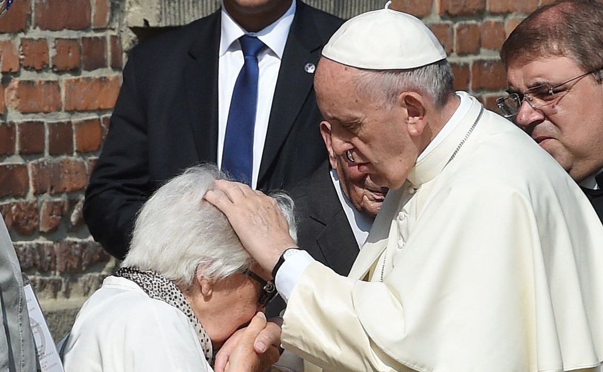 Spotkanie papieża z byłymi więźniami Auschwitz