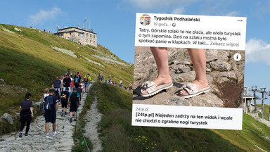 Tak turystki ubrały się w Tatry. "Brak rozumu"