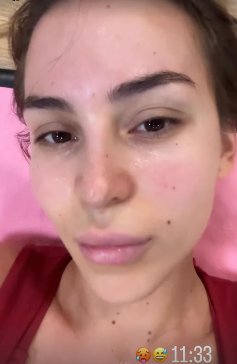 Anastasija Ražnatović mokra do kože