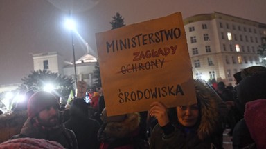 Protest pod Sejmem przeciw odstrzałowi dzików