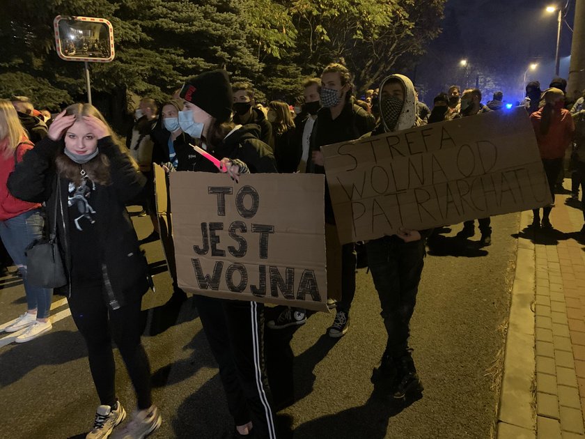 Protesty przeciw orzeczeniu Trybunału Konstytucyjnego