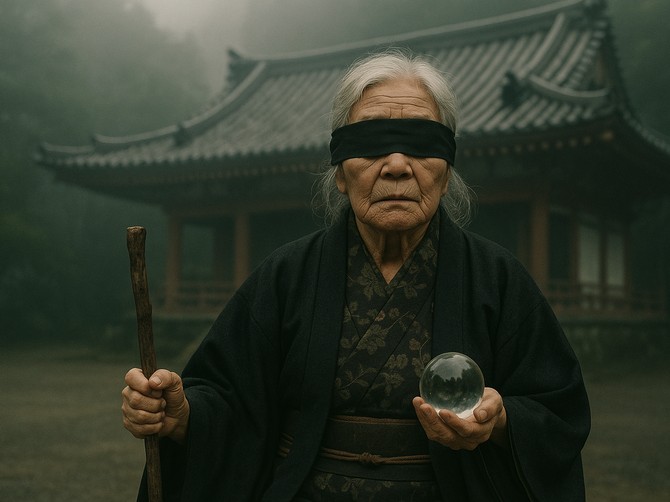 Japanska Baba Vanga / AI ILUSTRACIJA