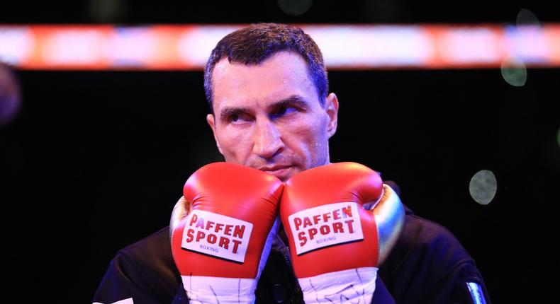 Wladimir Klitschko boat fire