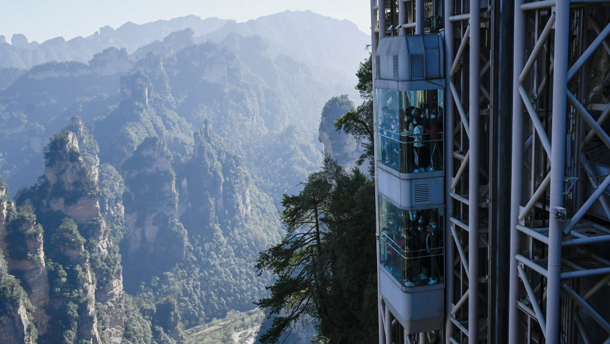 Najwyższa na świecie zewnętrzna winda widokowa, Park Narodowy Zhangjiajie Wulingyuan