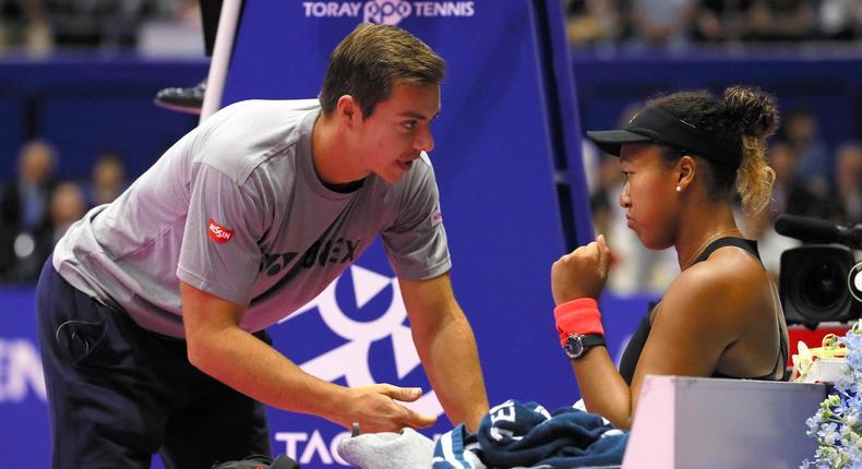 Naomi Osaka and Sascha Bajin split