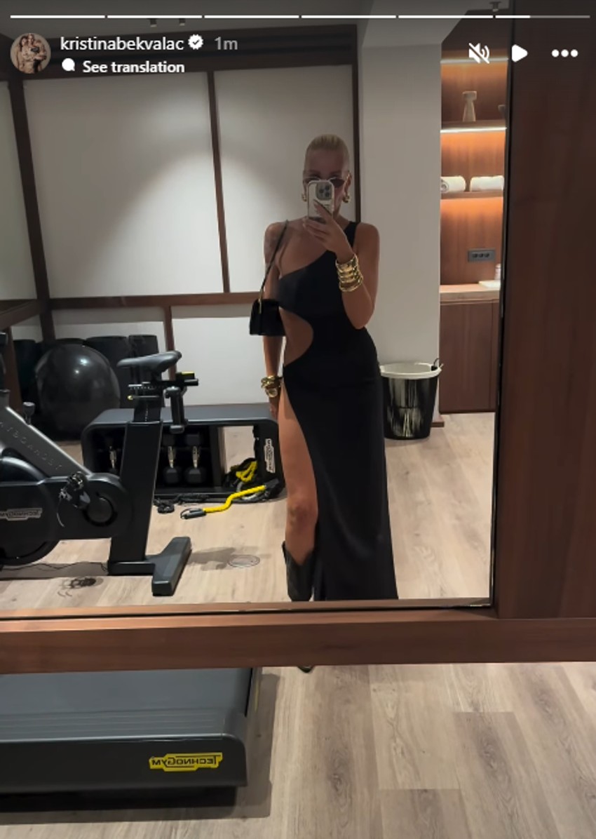 Kristina Bekvalac u vreloj haljini