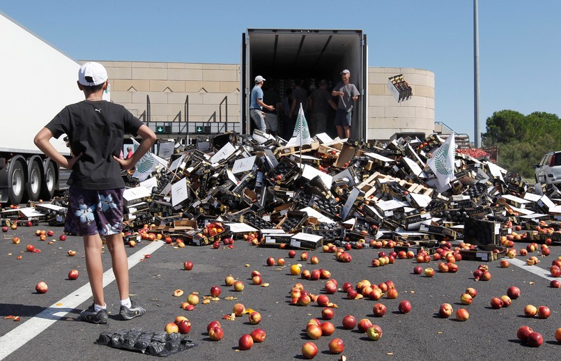 Francuzi nie chcą hiszpańskich owoców