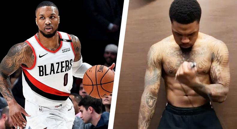 Check Out Damian Lillard's Pre-NBA Return Workouts