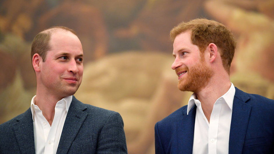 Książę Harry rozmawiał z księciem Williamem