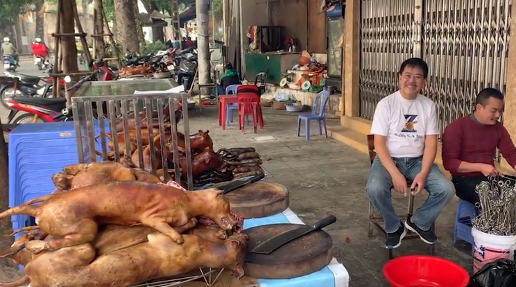 A kutyahúsevésnek nagy a hagyománya Vietnamban