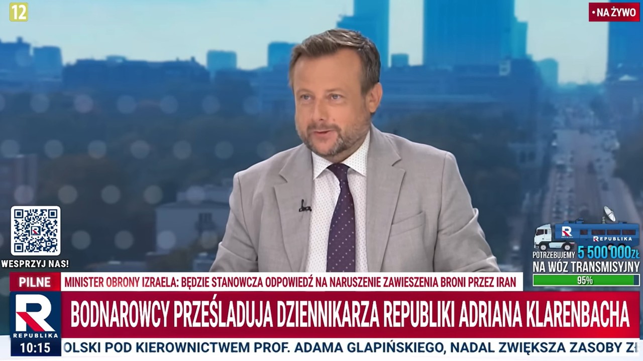 Znany prezenter Telewizji Republika z zarzutami w sprawie Collegium Humanum. Powiedział o nich na antenie