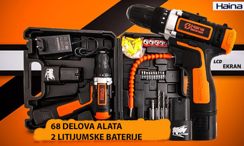 Haina baterijski odvijač