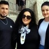 Dragana Mirković sin Marko i ćerka Manuela