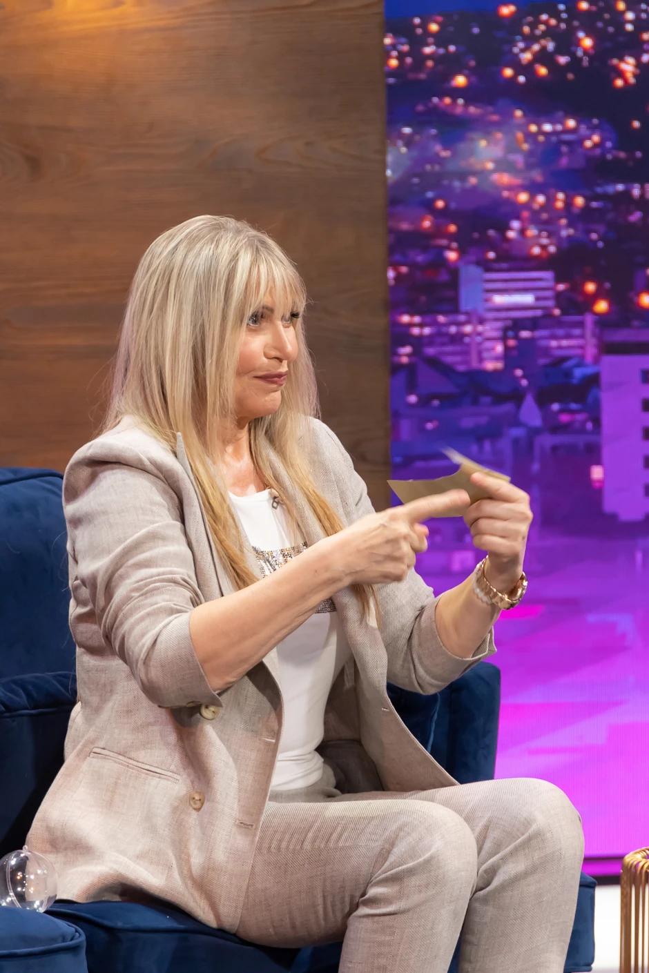 Saša Popović i Suzana Jovanović u "Ceca show" na "Blic" TV