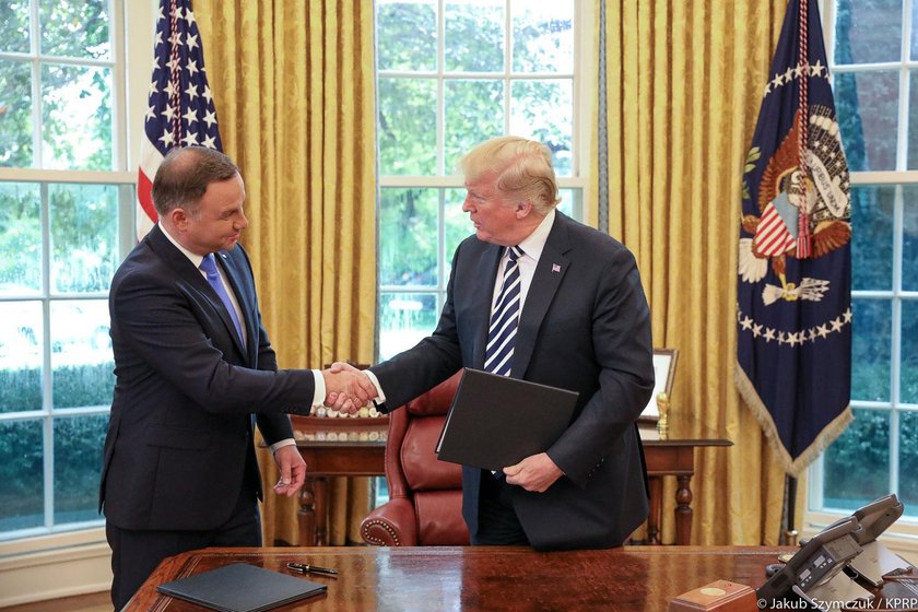 Andrzej Duda podpisał z Donaldem Trumpem deklarację o współpracy