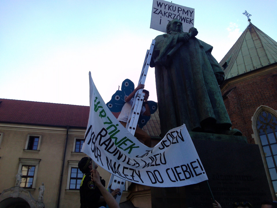Protest ws. krakowskiego Zakrzówka