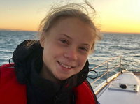 Greta Thunberg 3 hét utazás árán, de megérkezett a klímakonferenciára