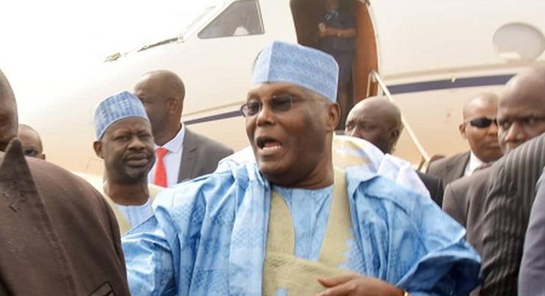 The presidential candidate of the Peoples Democratic Party (PDP), Atiku Abubakar in Gombe state. (The Authority)