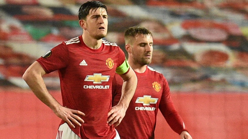 Harry Maguire z Manchesteru United nie trafił do pustej bramki w 1/8 Pucharu Europy