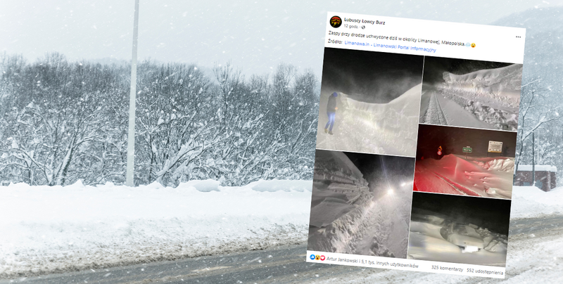 Zimowy armagedon. Zdjęcia z Małopolski mówią same za siebie 