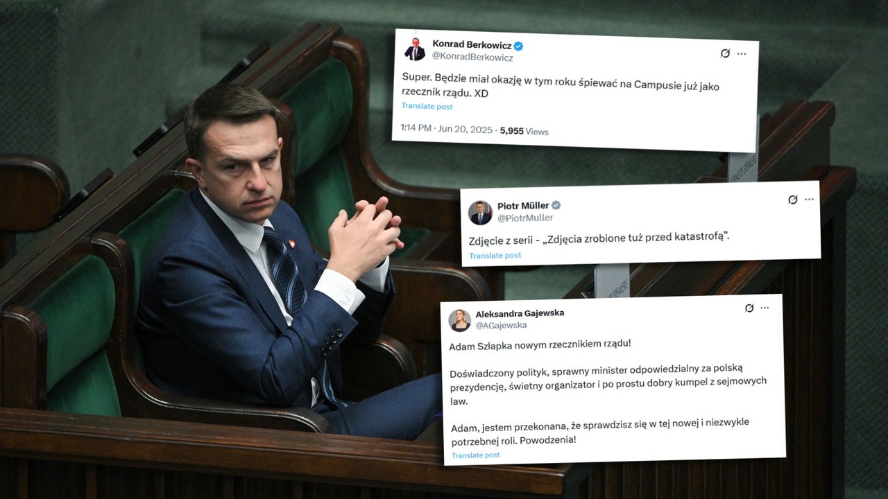 Adam Szłapka rzecznikiem rządu. W sieci lawina komentarzy. 