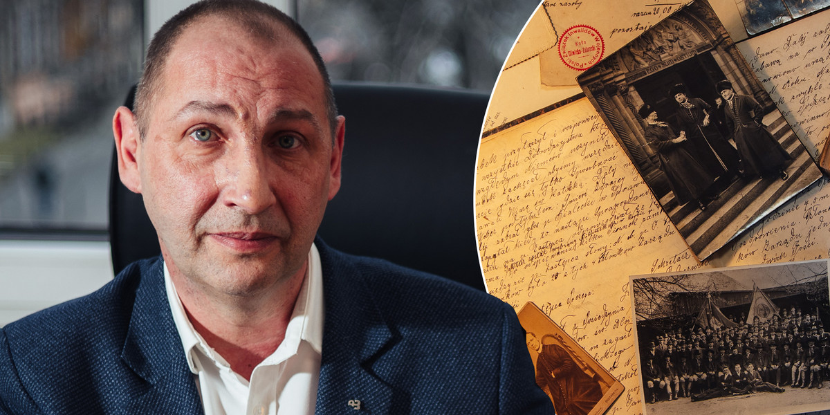 Te dokumenty znaleziono w szafie starego domu pod Lublińcem. Maciej Bartków twierdzi, że to prawdziwy skarb.