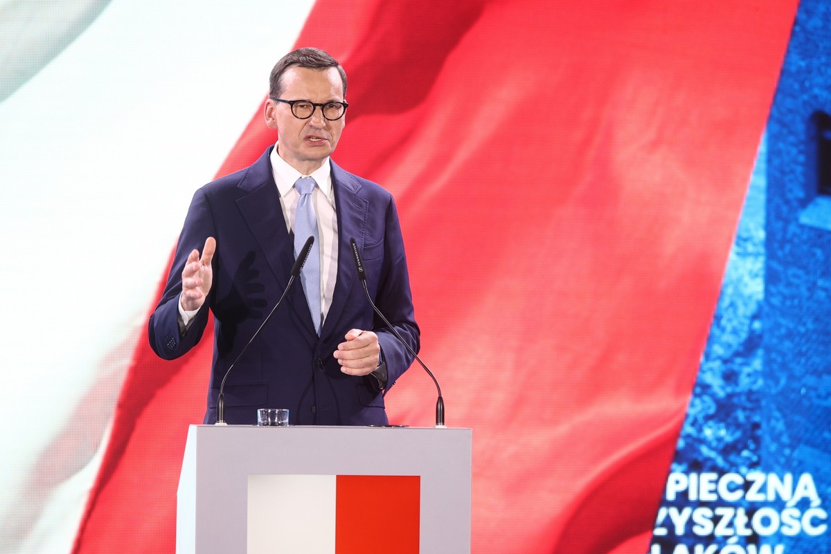 Kampania wyborcza do parlamentu 2023. Premier Mateusz Morawiecki