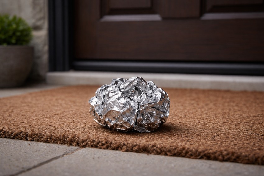 Loptica od aluminijumske folije
