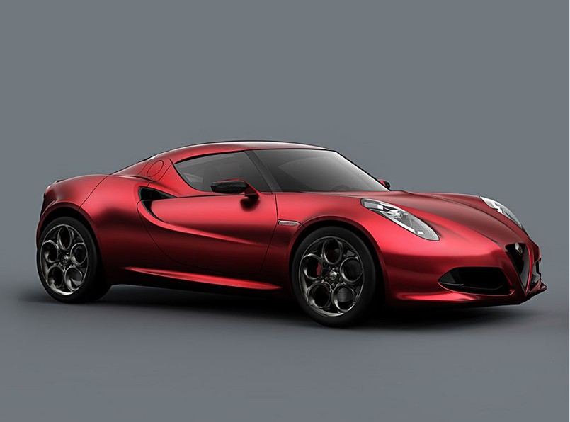 Alfa Romeo 4C Concept prosto z salonu w Genewie