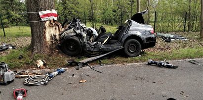 Tragiczny wypadek w Mikołowie. Z BMW została miazga. Kierowca nie miał szans