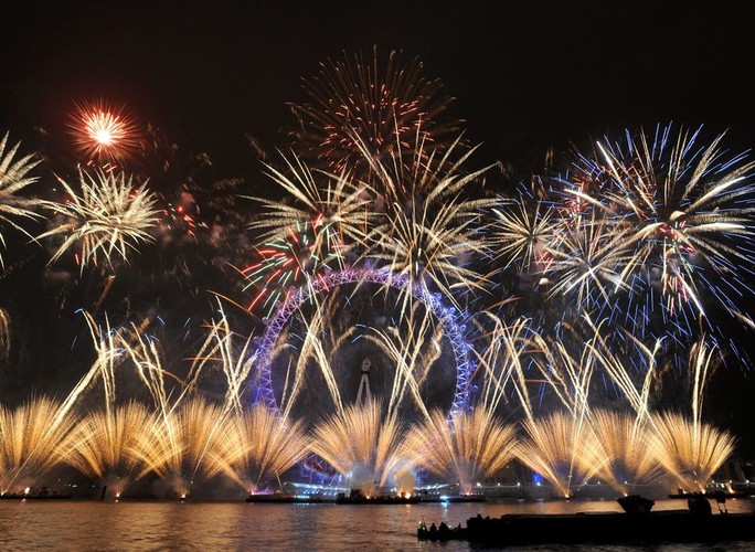 Tak Londyn witał Nowy Rok