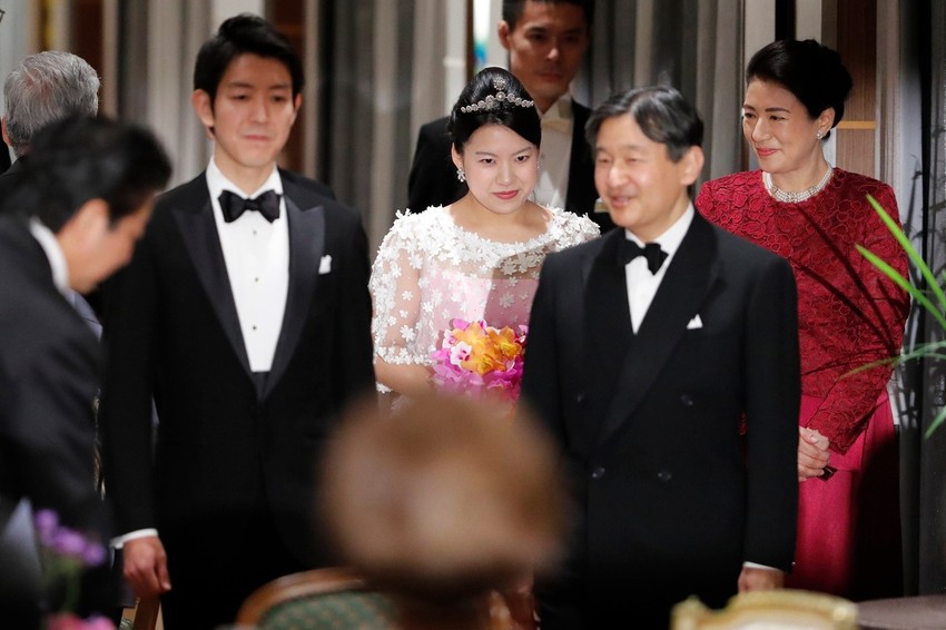 Princeza Ajako sa suprugom Morijom