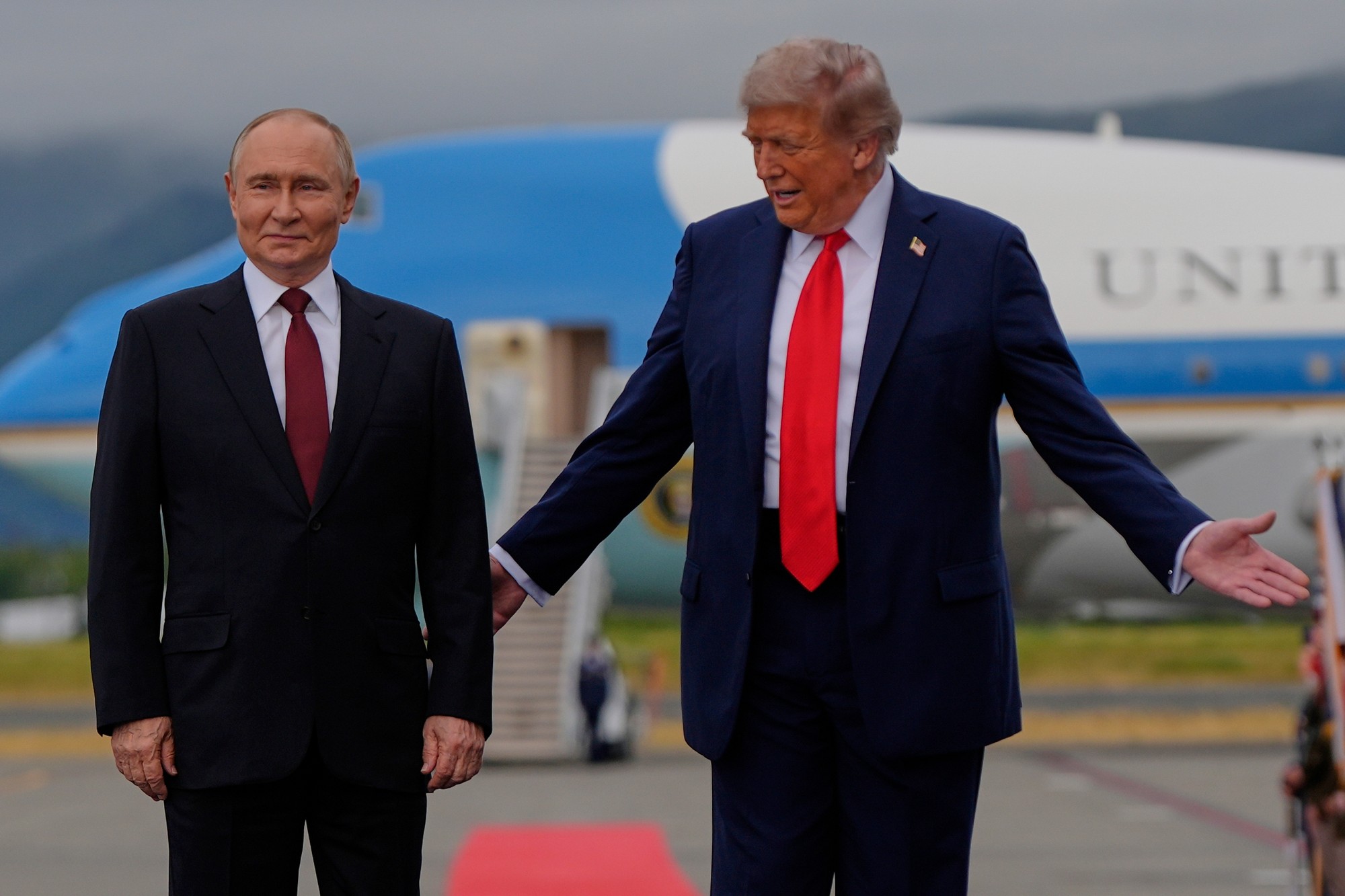 Vladimir Putin a Donald Trump.